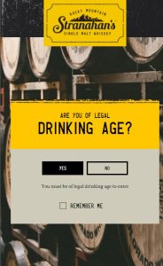 Legally Required Age Verification Check age verification check
