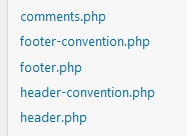 find header php file